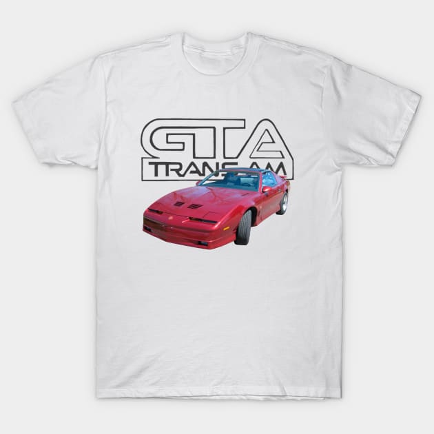 1989 Pontiac Firebird Trans AM GTA T-Shirt by Permages LLC